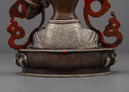 Nepalese Made Manjushri Statue | Himalayan Sacred Artwork