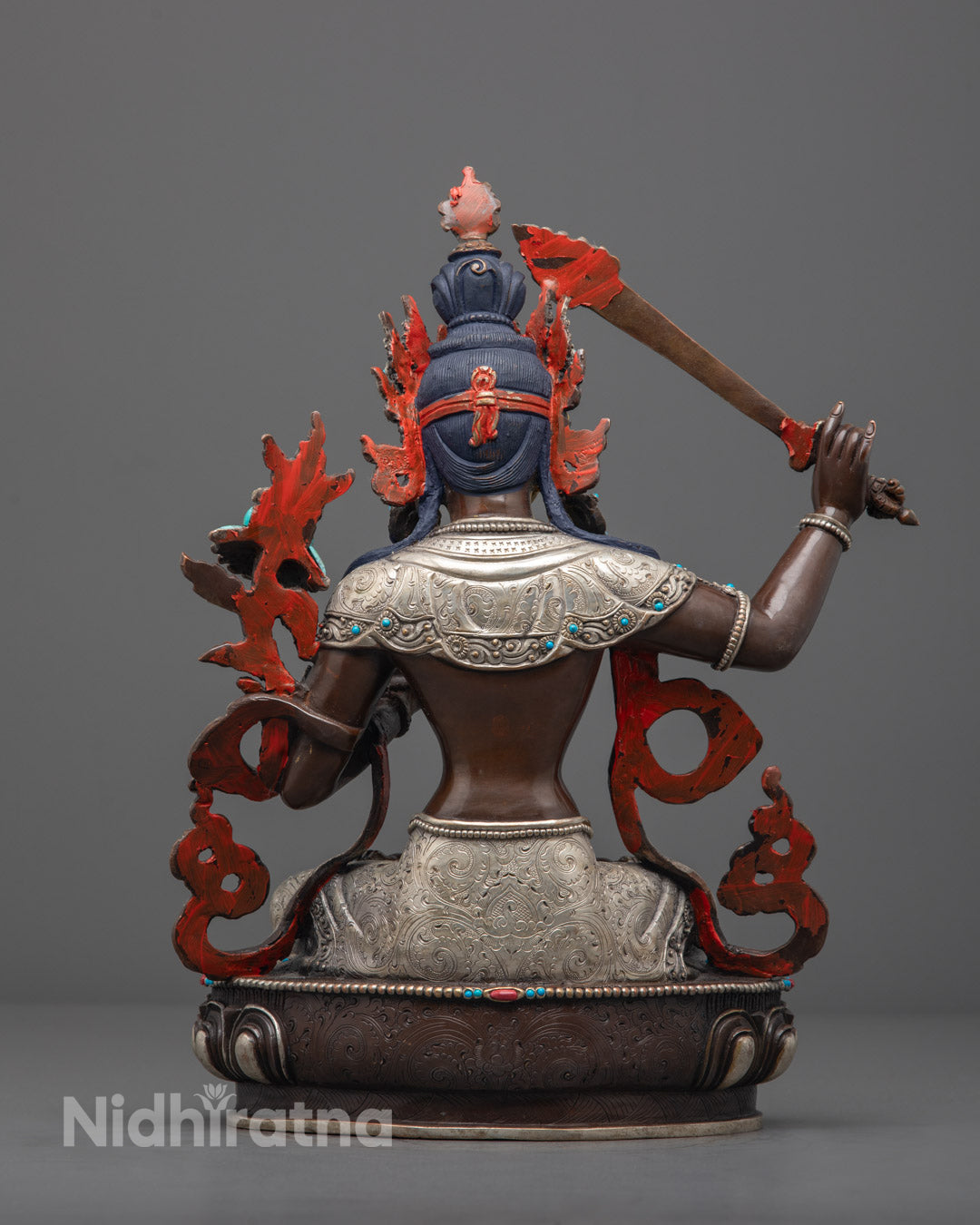 Nepalese Made Manjushri Statue | Himalayan Sacred Artwork