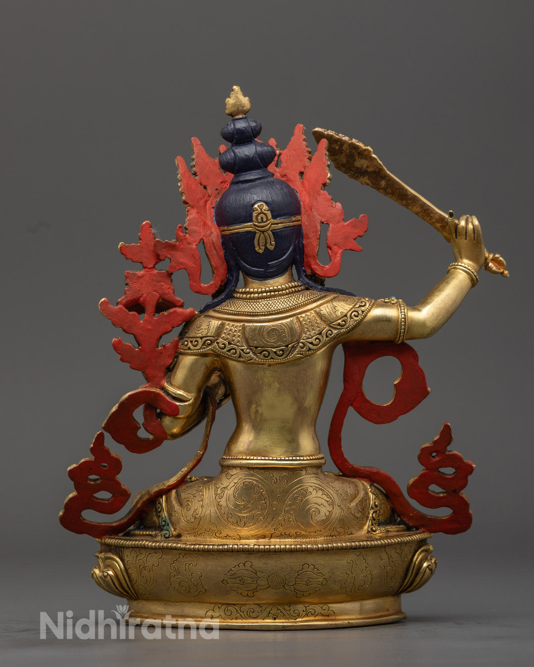 Manjushri Statue | Sacred Tibetan Buddha Statue