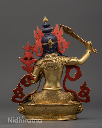 Manjushri Statue | Sacred Tibetan Buddha Statue