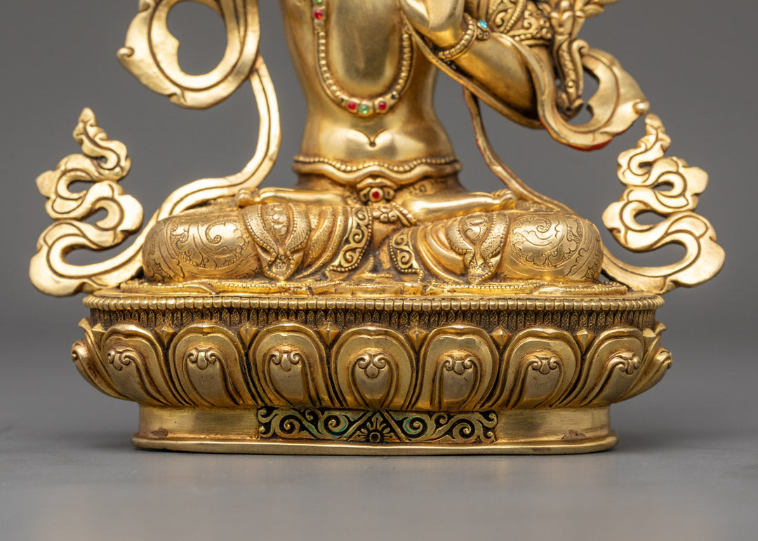 Manjushri Statue | Sacred Tibetan Buddha Statue