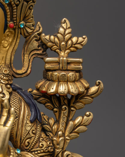 Manjushri Statue | Sacred Tibetan Buddha Statue