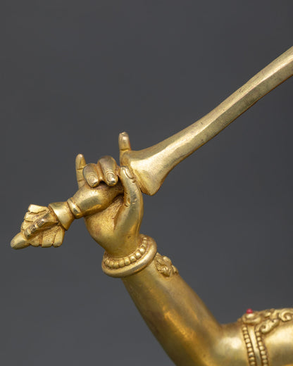 Sacred Manjushree Statue - Bodhisattva of Transcendent Wisdom