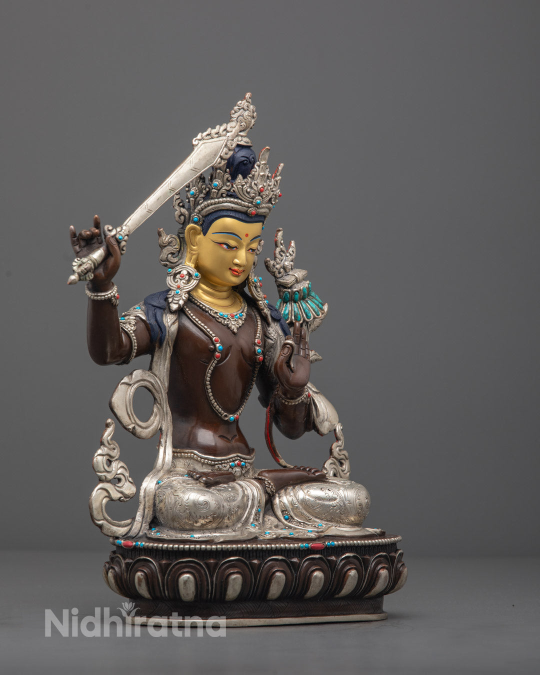 Bodhisattva Statue Set | Sacred Hand-Carved Deities