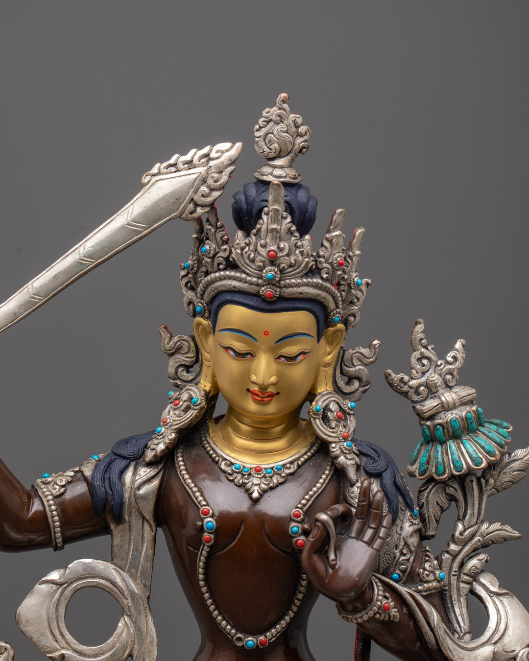 Bodhisattva Statue Set | Sacred Hand-Carved Deities