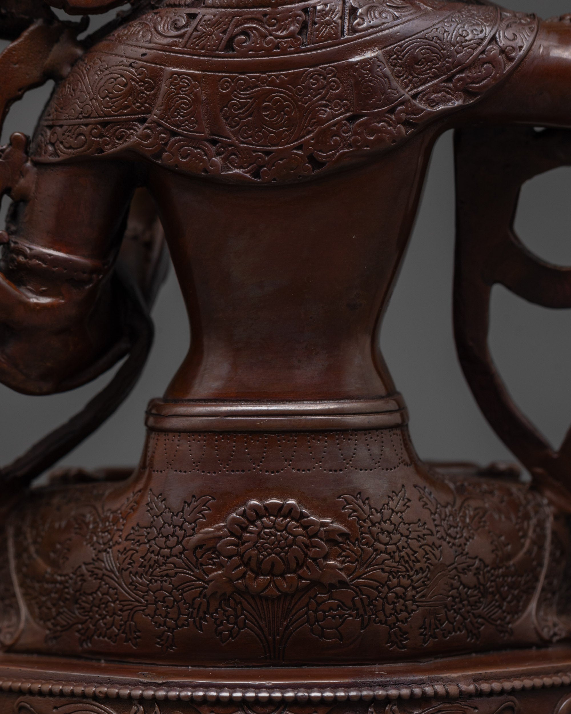 Oxidized Manjushri Statue | Precision-Made Symbol of Wisdom