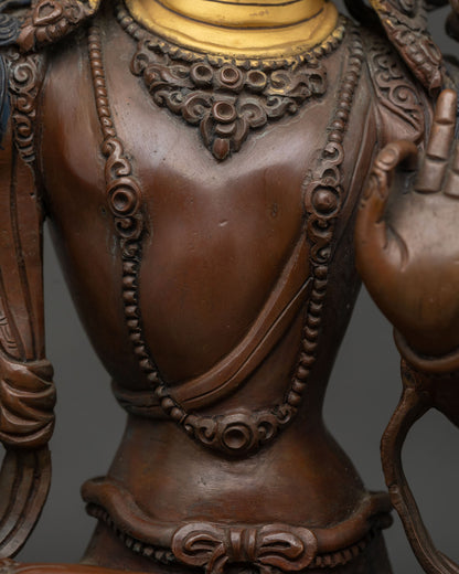 Manjushri Statue for Meditation and Spiritual Practice