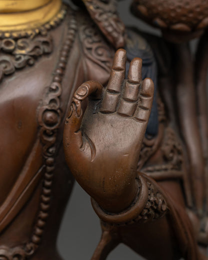 Manjushri Statue for Meditation and Spiritual Practice