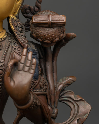 Manjushri Statue for Meditation and Spiritual Practice