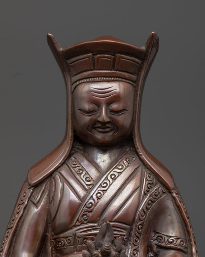 Tibetan Guru Gampopa Statue | Beautiful Handcrafted Art