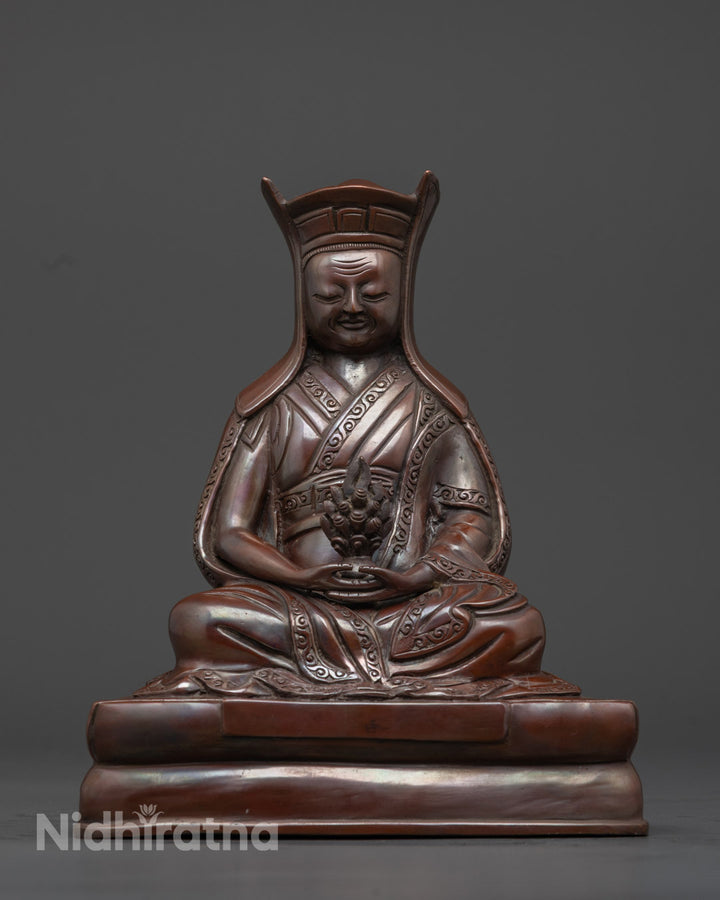 Tibetan Guru Gampopa Statue | Beautiful Handcrafted Art