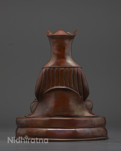 Tibetan Guru Gampopa Statue | Beautiful Handcrafted Art