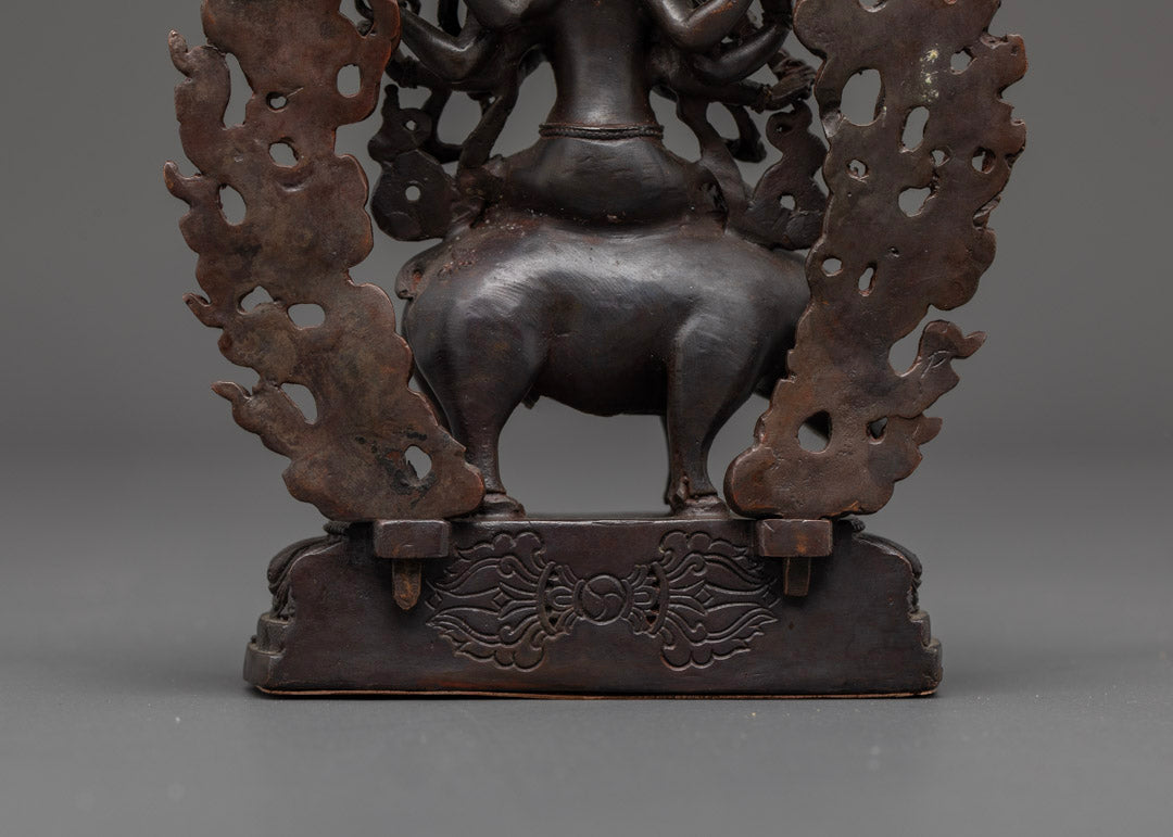 Marichi Goddess Statue | Oxidized Copper Sculpture