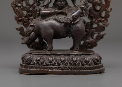 Marichi Goddess Statue | Oxidized Copper Sculpture