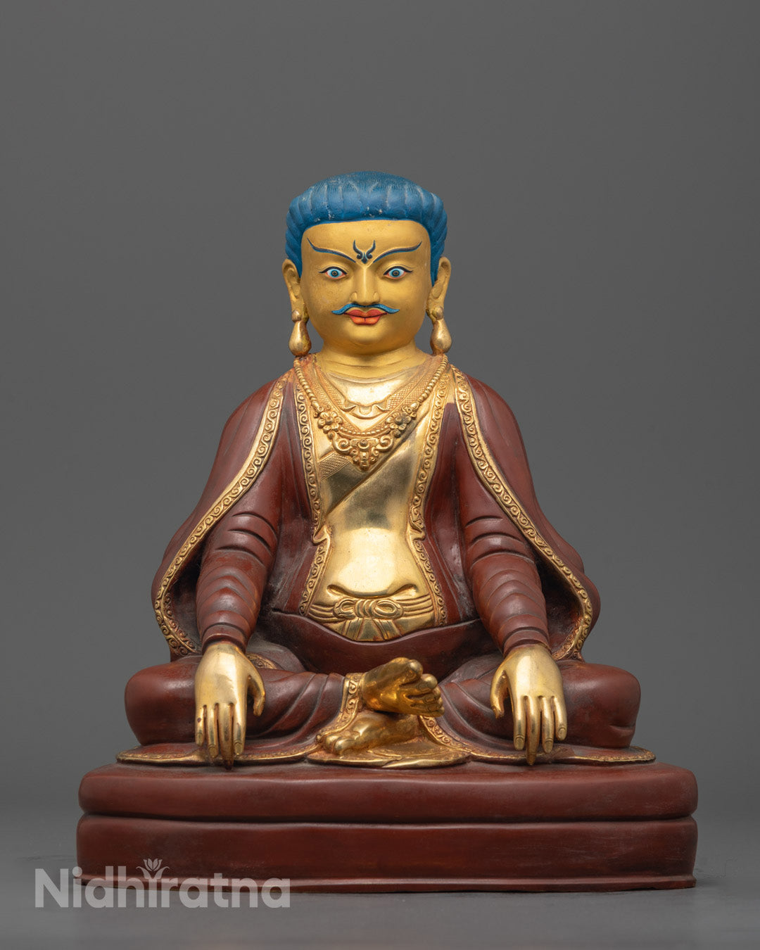Partially Gold Gilded Marpha Set Sculpture