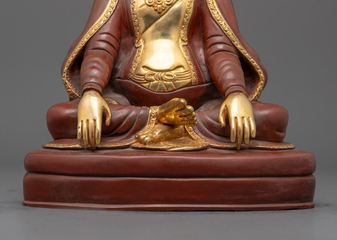Partially Gold Gilded Marpha Set Sculpture