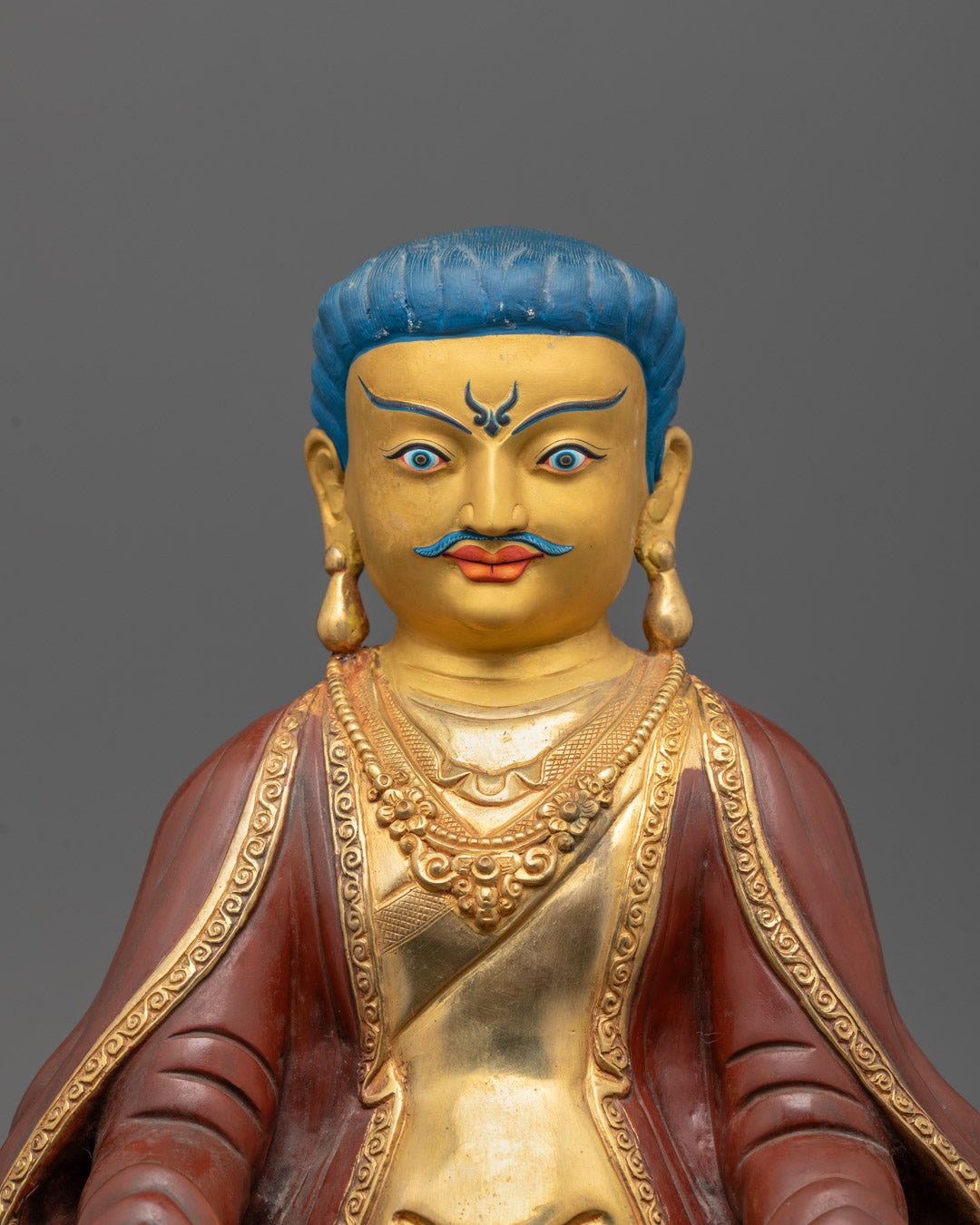 Partially Gold Gilded Marpha Set Sculpture