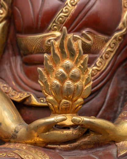 Partially Gold Gilded Marpha Set Sculpture