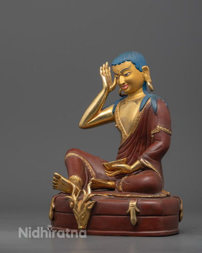 Partially Gold Gilded Marpha Set Sculpture
