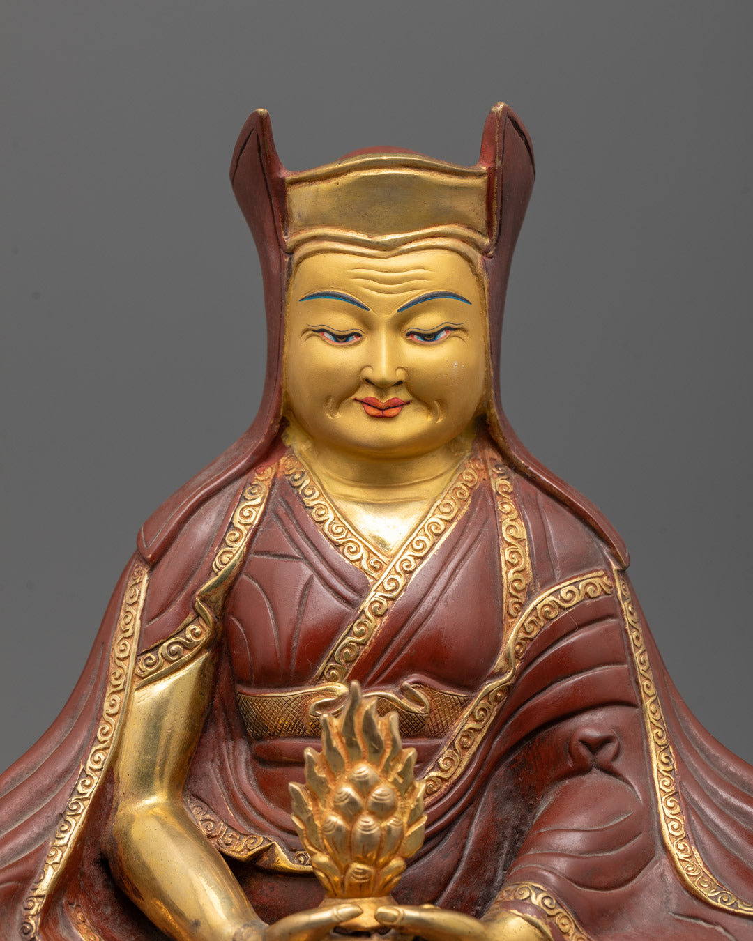Partially Gold Gilded Marpha Set Sculpture