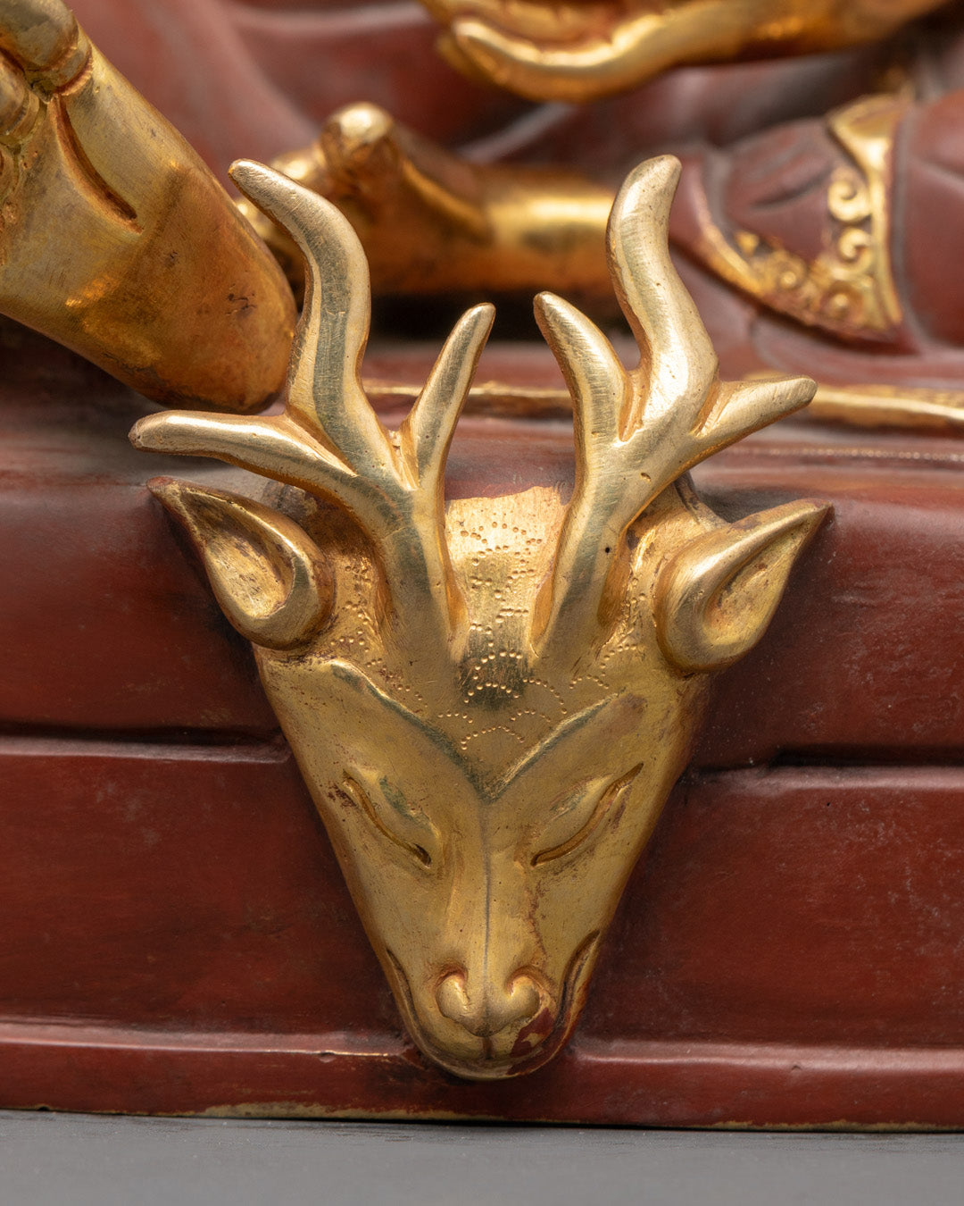Partially Gold Gilded Marpha Set Sculpture