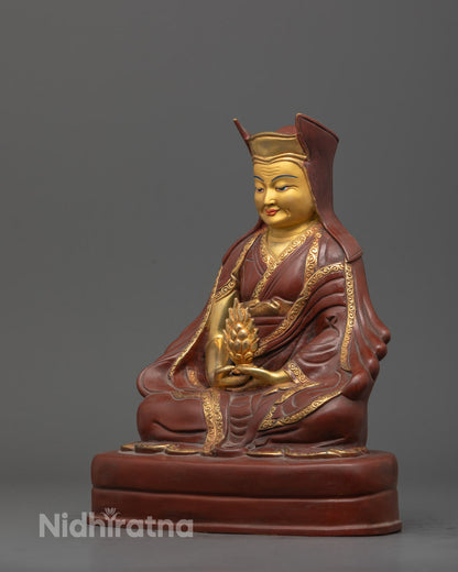 Partially Gold Gilded Marpha Set Sculpture