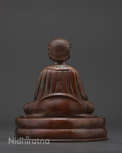 Timeless Guru Marpha Statue | Traditional Buddhist  Art