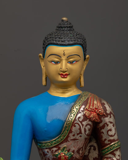 Blue Healing Medicine Buddha Statue | Spiritual Healing