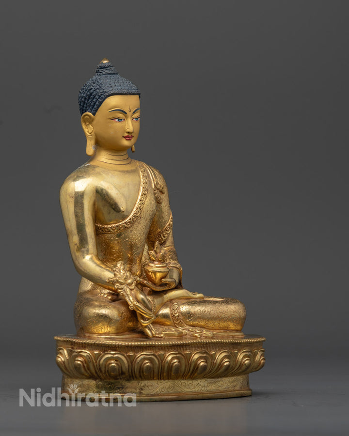 Sacred Healing Medicine Buddha Statue | Traditional Buddhist