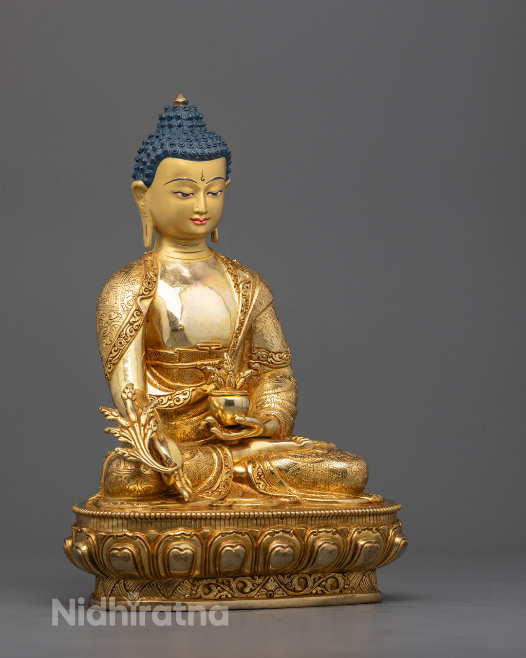 Healing Medicine Buddha Statue | Handmade in Nepal