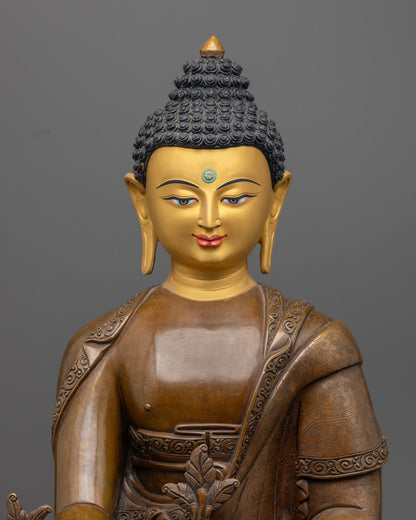 Medicine Buddha Healing Statue | Traditional Nepali Statue