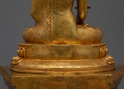 Medicine Buddha Statue for Buddhist Meditation Temple