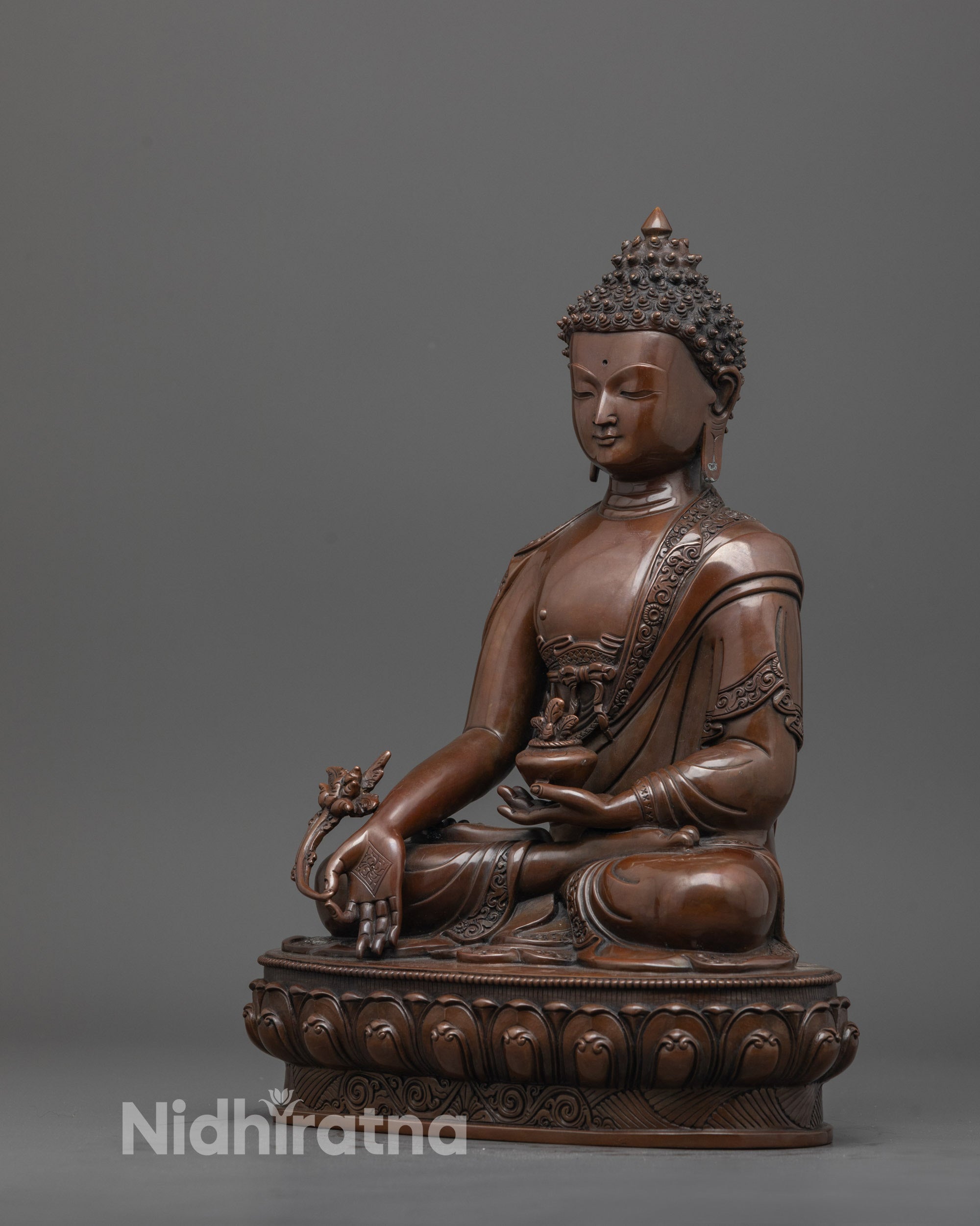 Master Healer Medicine Buddha Statue | Handcrafted Statue from Nepal