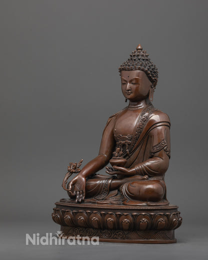 Master Healer Medicine Buddha Statue | Handcrafted Statue from Nepal