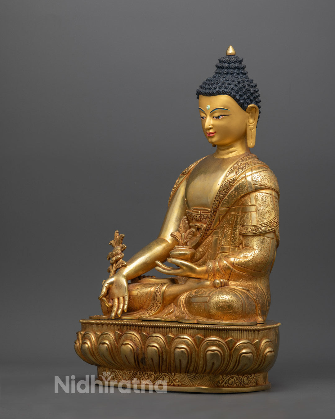 Medicine Buddha Statue | Healing Tibetan Buddhist Art