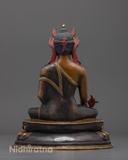 Crown Medicine Buddha Statue | An Emblem of Healing Majesty