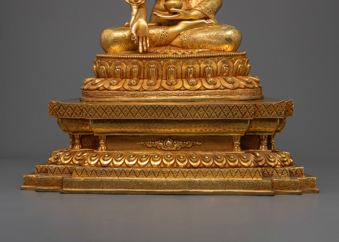 Medicine Buddha Statue for Buddhist Meditation Temple