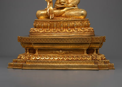 Medicine Buddha Statue for Buddhist Meditation Temple