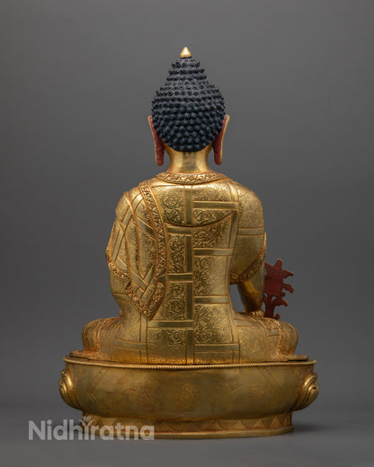Medicine Buddha Statue | Healing Tibetan Buddhist Art