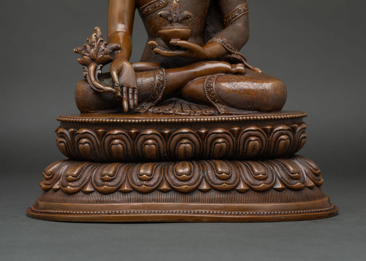 Bhaisajyaguru Statue | Authentic Himalayan Buddhist Sculpture
