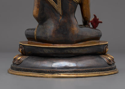 Crown Medicine Buddha Statue | An Emblem of Healing Majesty