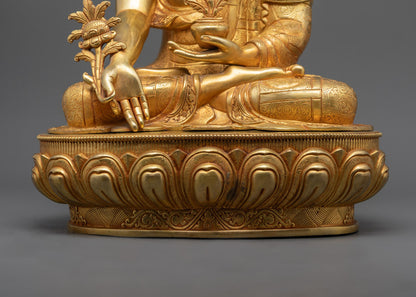 Medicine Buddha Statue | Healing Tibetan Buddhist Art