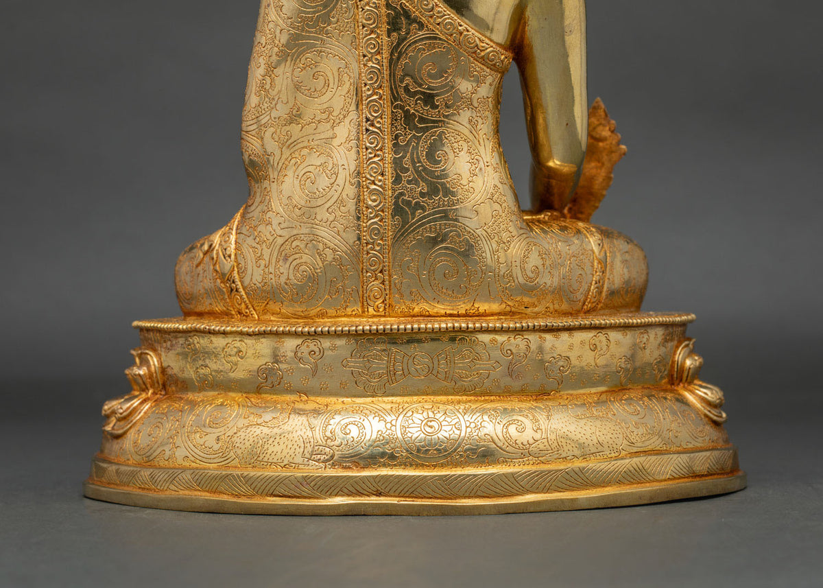 Medicine Buddha Statue | Traditional Newari Craftsmanship