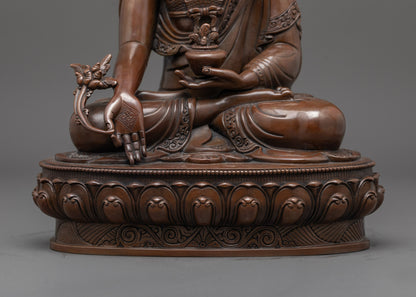 Master Healer Medicine Buddha Statue | Handcrafted Statue from Nepal