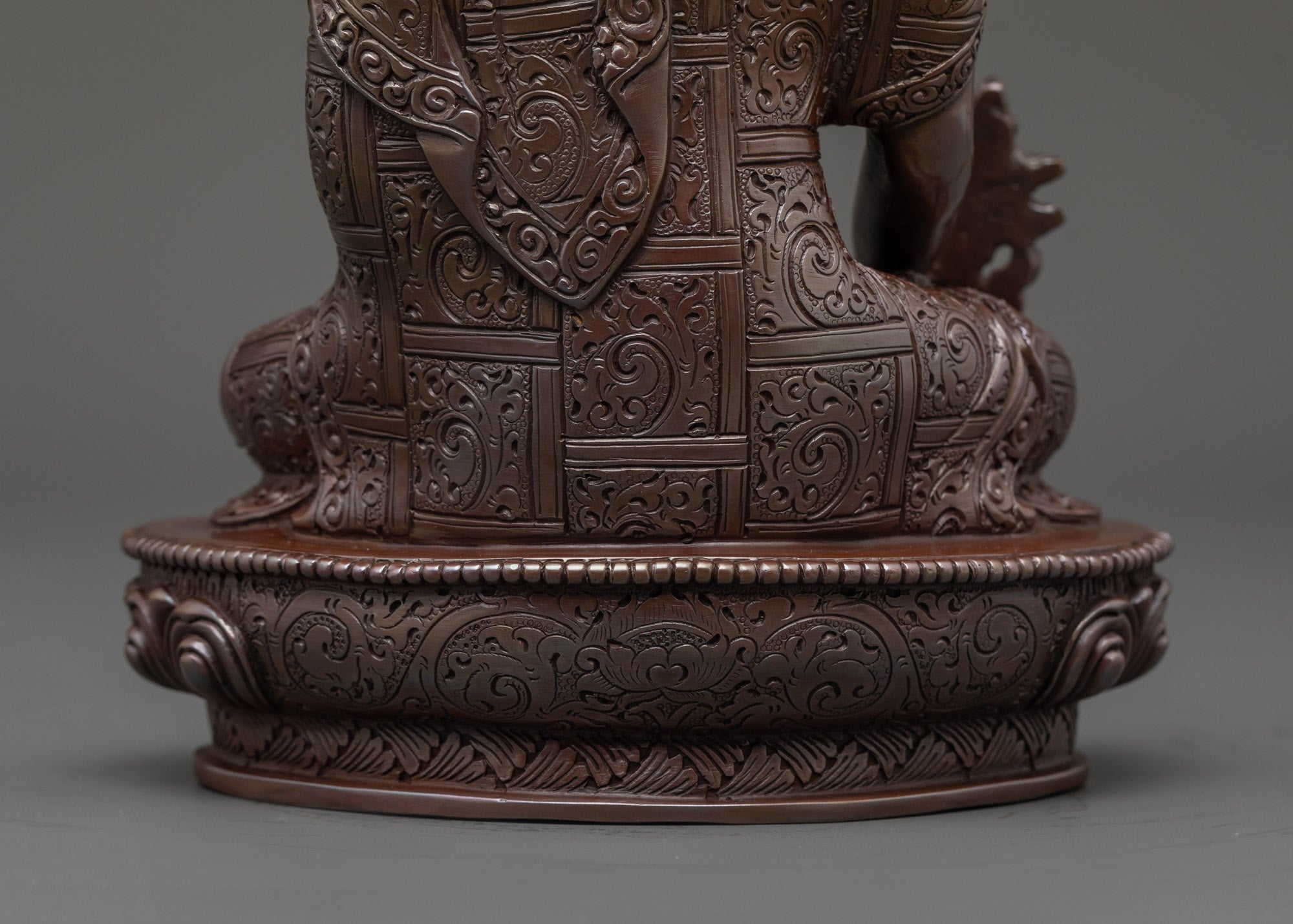 Oxidized Three Buddha Set | Shakyamuni, Amitabha & Medicine Statues