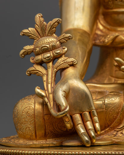 Medicine Buddha Statue | Healing Tibetan Buddhist Art