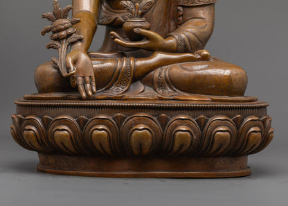 Medicine Buddha Healing Statue | Traditional Nepali Statue