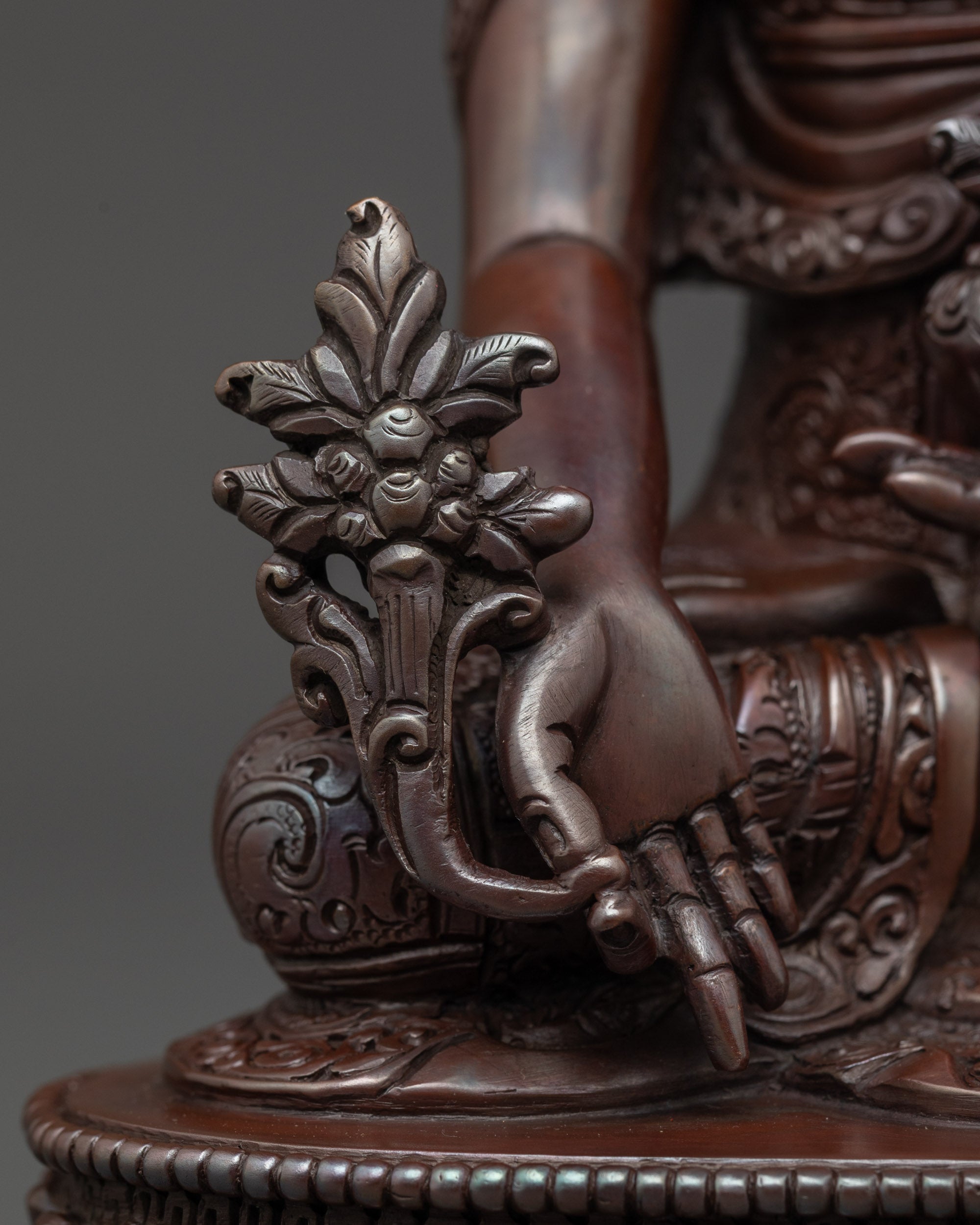 Oxidized Three Buddha Set | Shakyamuni, Amitabha & Medicine Statues
