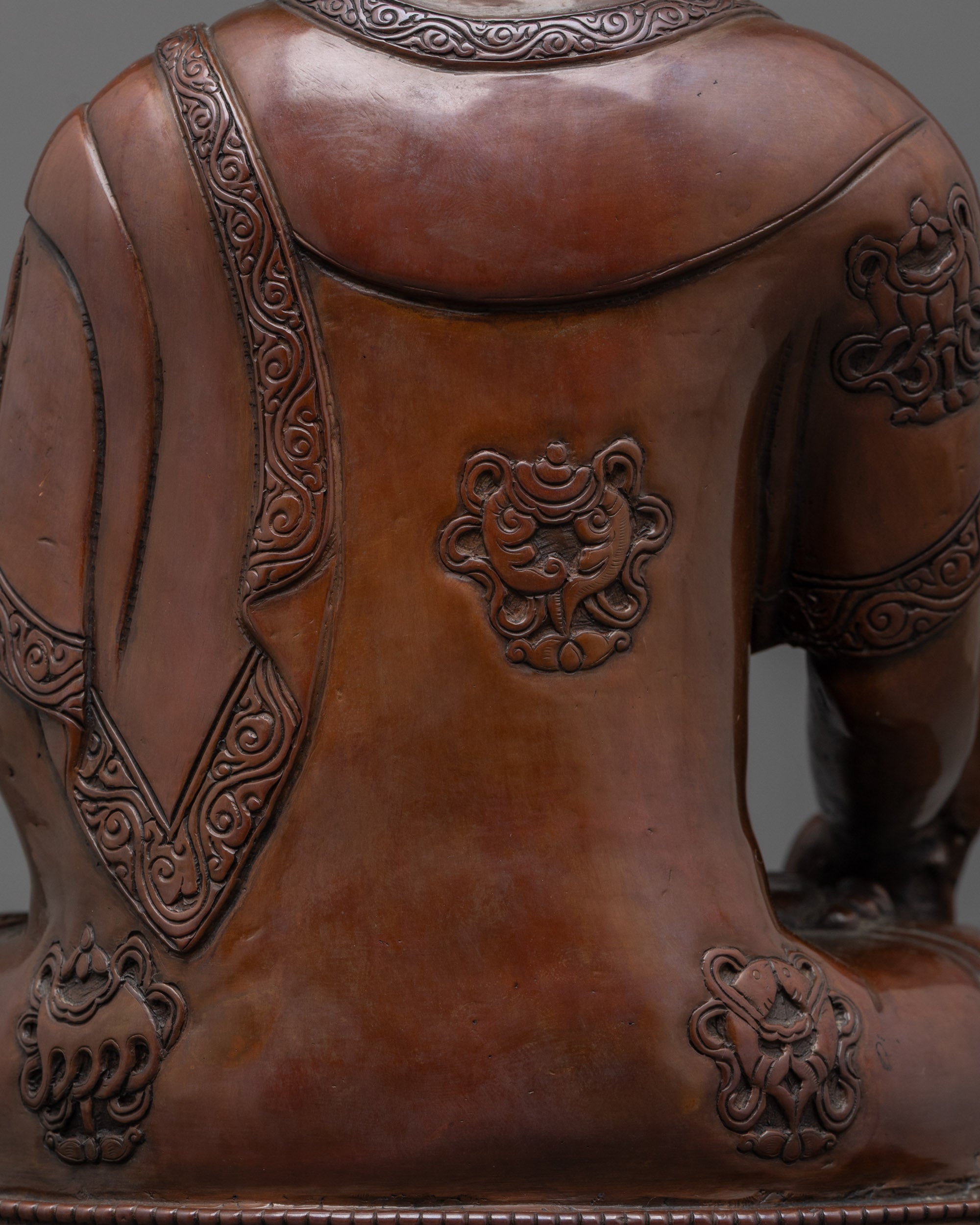 Oxidized Medicine Buddha Statue | Healing Bhaisajyaguru Sculpture