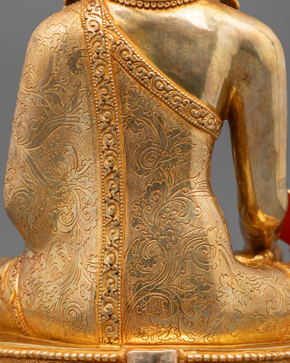 Bhaisajyaguru Healing Buddha Statue | Tibetan Buddhist Artwork